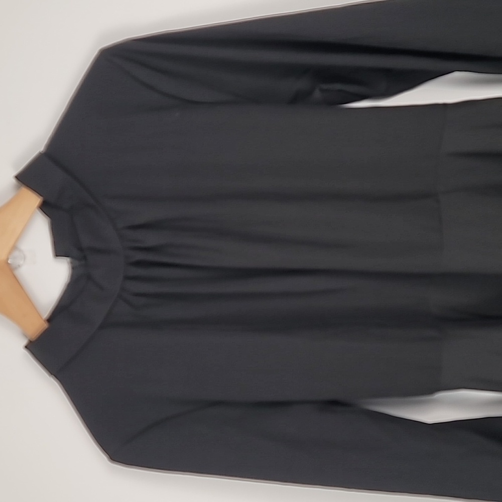 Women's Wednesday Goth Black Long Sleeve Dress